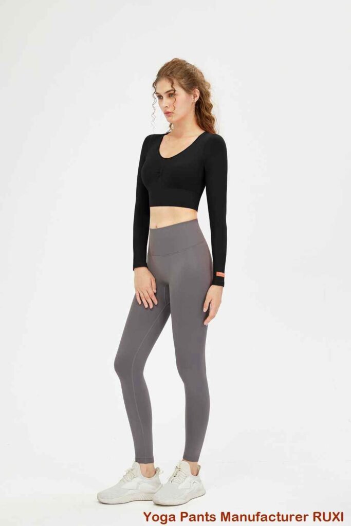 gerippte Yoga-Leggings Ruxi at696