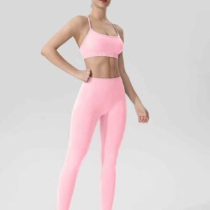 Hot Pink Workout Leggings für Frauen Stilvoll Bequem Ruxi