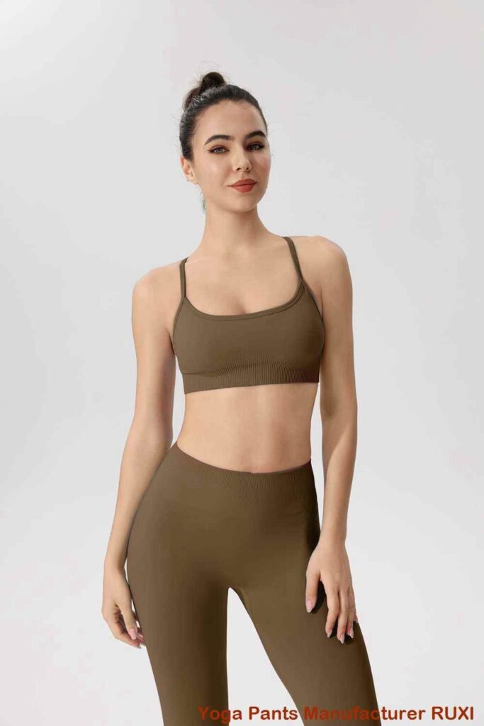 Rückenfreies Yoga Top für Frauen atmungsaktiv stylisch