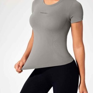 Grauer Sport BH bequem stylische Activewear Ruxi at1159