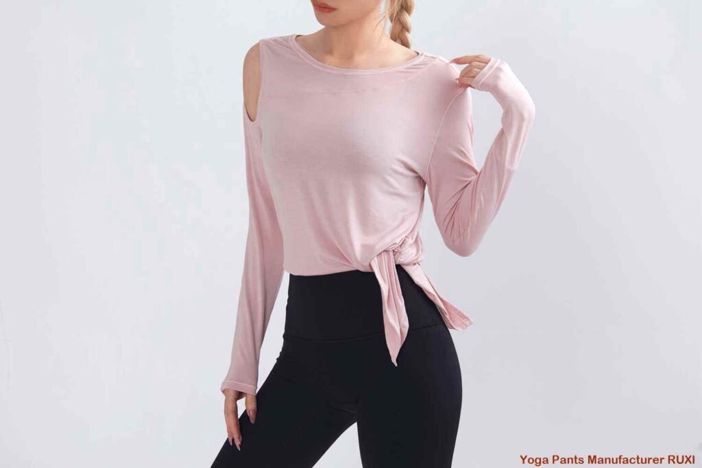 Lange Flare Leggings stilvoll und bequem Ruxi at106