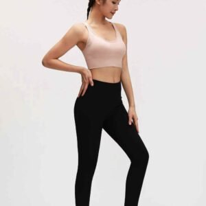 Schwarzes Yoga Weste Tanktop für Damen Ruxi at3111