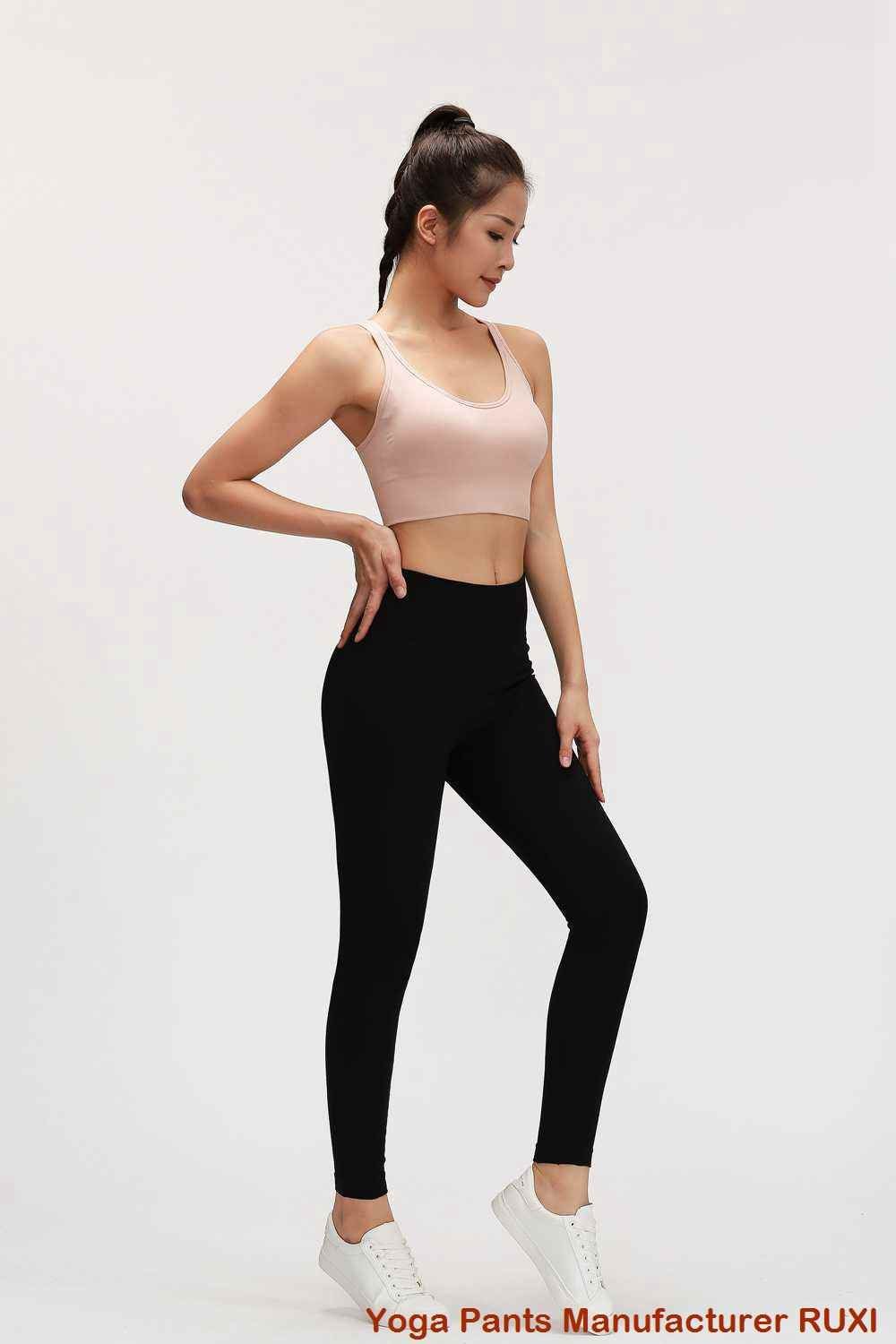 Schwarzes Yoga Weste Tanktop für Damen Ruxi at3111 Schwarzes Yoga Weste Tanktop für Damen Ruxi at3111