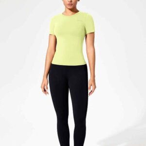 Flare graue Yogahose stilvoll bequem Ruxi at372