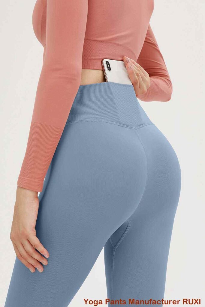 Kurze Yogahose mit Taschen für Damen Ruxi at822