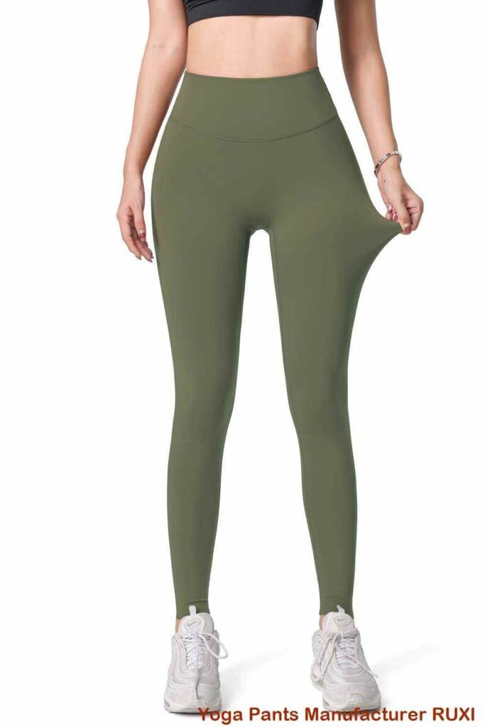 Radlerhose mit hoher Taille für Damen Ruxi at2807