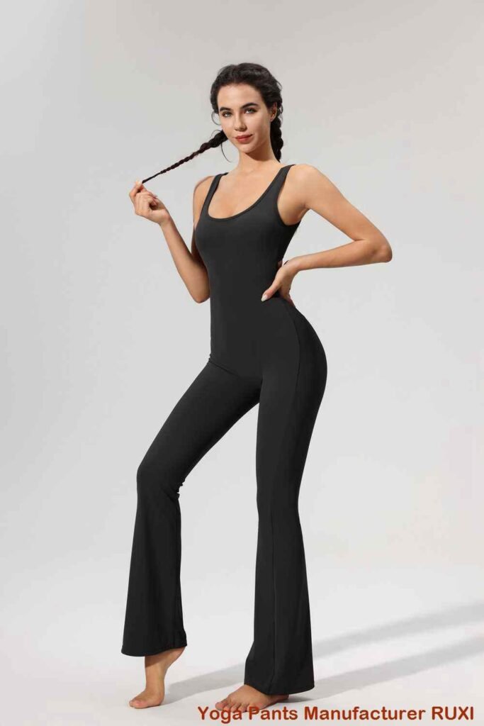 Crossover Flare Leggings für Damen Ruxi at159