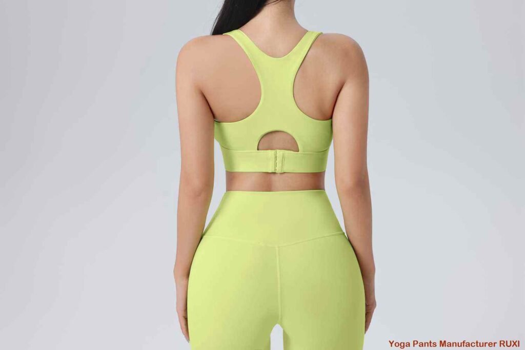 Damen Yoga Capris Hohe Taille Feuchtigkeitstransportierend