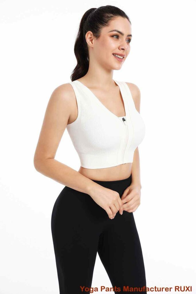 Graue Yogahose mit bequemer Passform für Damen Ruxi at57