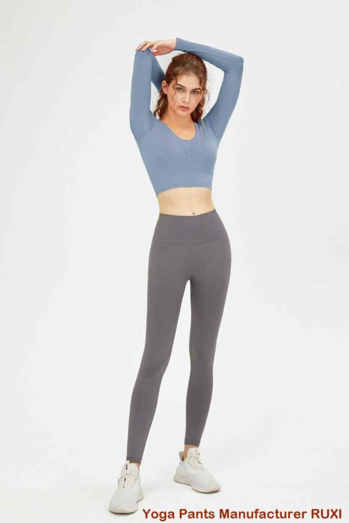große schwarze Yogahose Ruxi at791