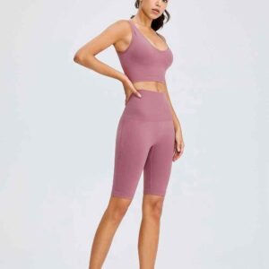 Braune Flare Yogahose Stilvoll Bequem Ruxi at371