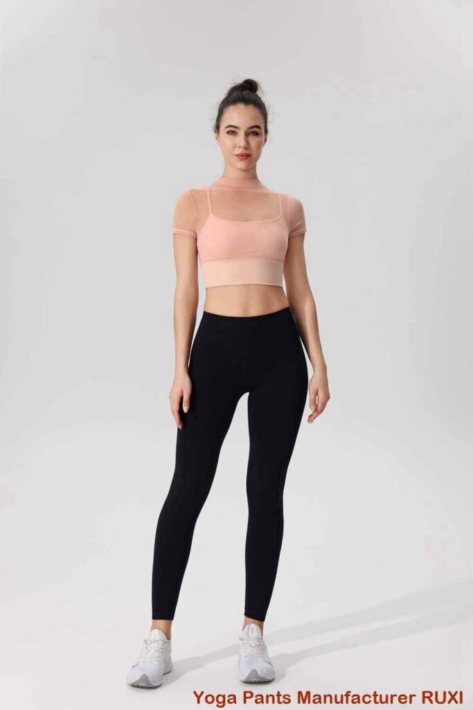 Gerüschte Gym Shorts für Damen hohe Taille Activewear Ruxi