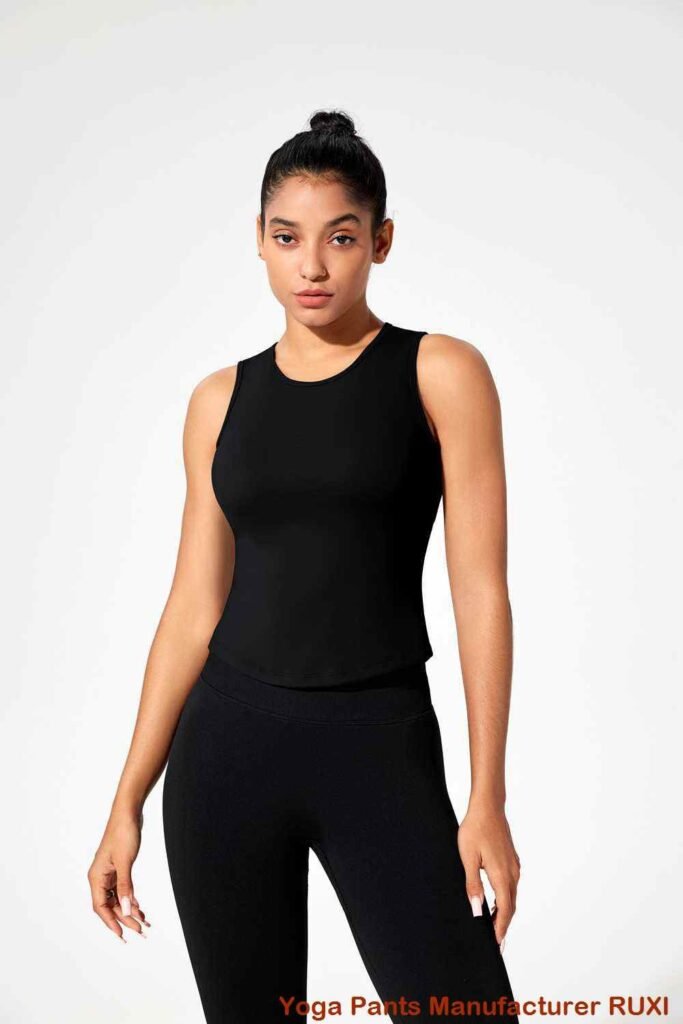 Kurze Yogahose für Damen bequem stilvoll Ruxi at3563