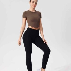 Hochwertige Nylon Fitness Leggings für Damen Ruxi at886