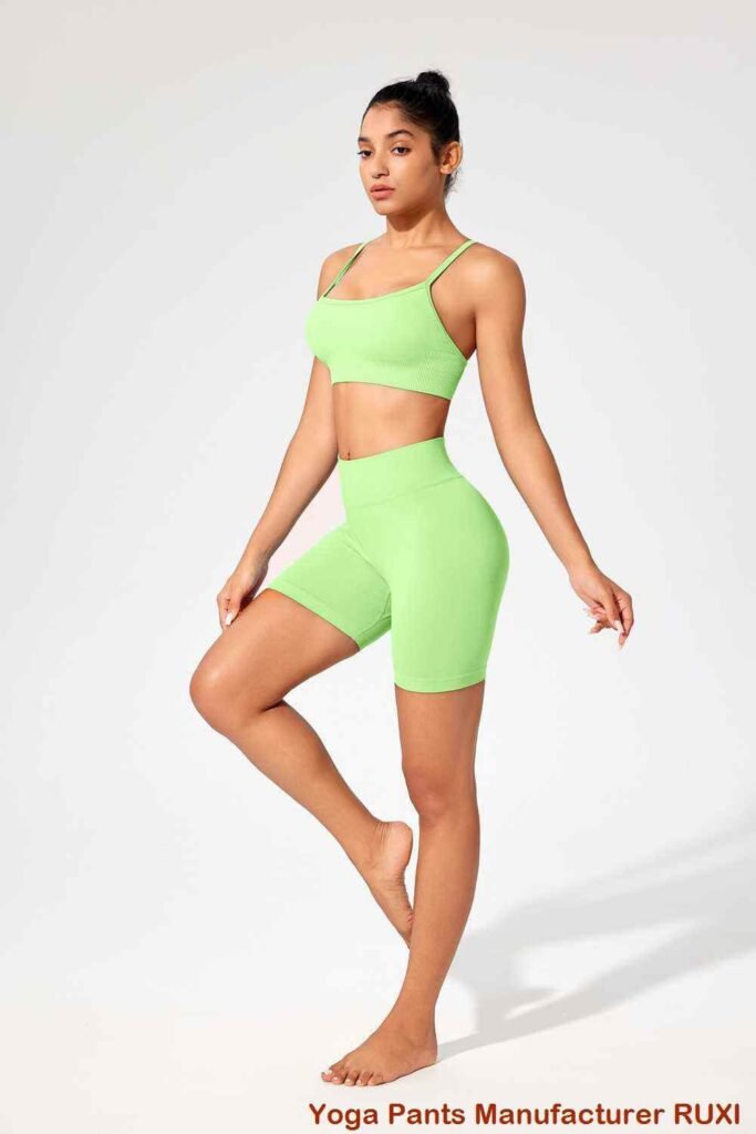 Capri Leggings mit Taschen Bequem Stylisch Ruxi at20