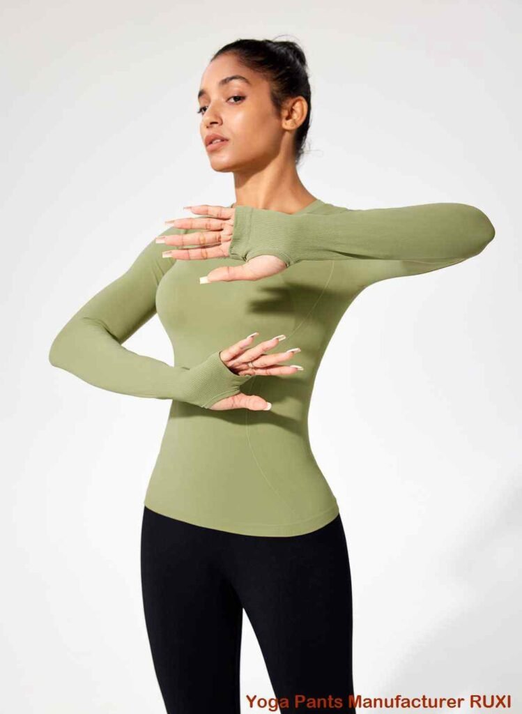 Yoga Shorts aus 100 Baumwolle für Damen Ruxi at3593